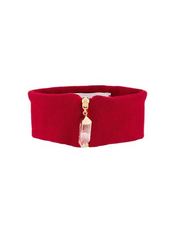 Atu Body Couture Zip Choker - Red