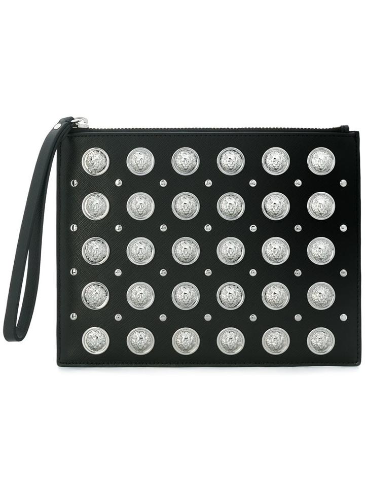 Versus Studded Medals Clutch