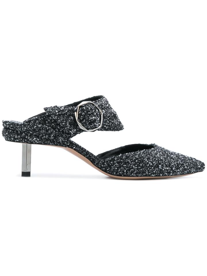 Nicholas Kirkwood Polly Mules - Black
