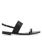 Studio Chofakian Flat Sandals - Black