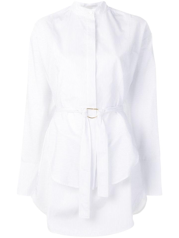 Stella Mccartney Striped Shirt Dress - White