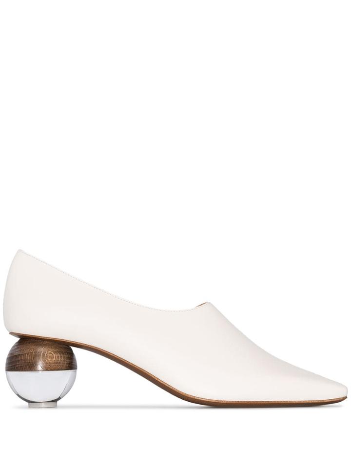 Neous Orchis Ball Heel Pumps - Neutrals