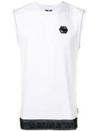 Philipp Plein Logo Patch Vest - White