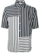 Mcq Alexander Mcqueen - Striped Shirt - Men - Cupro - 48, Black, Cupro
