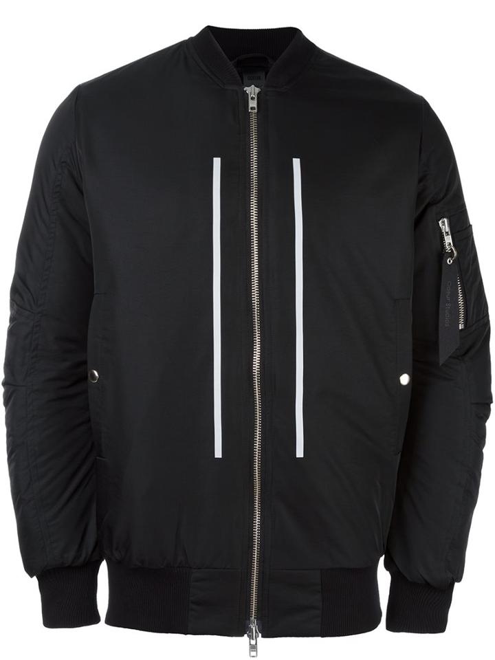 Odeur 'silent' Bomber Jacket, Adult Unisex, Size: Medium, Black, Polyamide/polyester