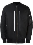Odeur 'silent' Bomber Jacket, Adult Unisex, Size: Medium, Black, Polyamide/polyester