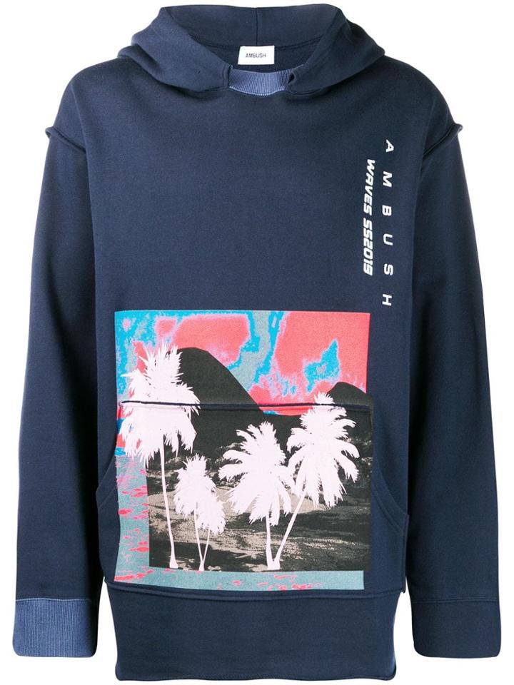 Ambush Tropical Hoodie - Blue