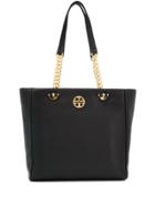 Tory Burch Chain Strap Tote Bag - Black