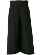 Loewe Full Midi Skirt, Women's, Size: 36, Black, Linen/flax/viscose