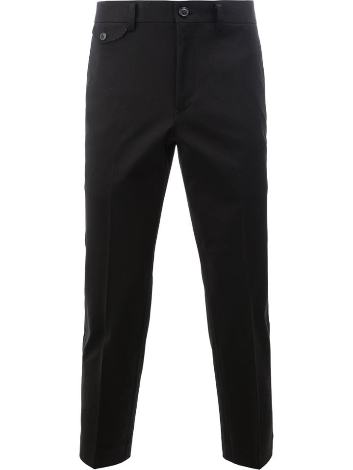 Junya Watanabe Comme Des Garçons Man Tailored Cropped Trousers - Black