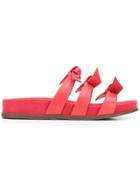 Alexandre Birman Triple Knot Strap Sandals - Pink
