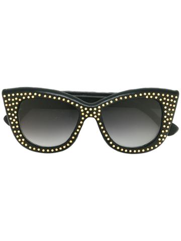 Slave To Ancestors 'leaf' Sunglasses - Black