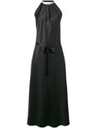 Styland Halterneck Long Dress - Black