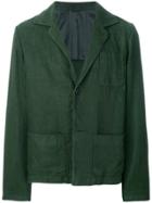 Doppiaa Patch-pocket Boxy Blazer - Green