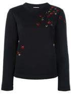 Red Valentino Ladybugs Sweatshirt - Black