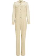 Burberry Floral Lace Jumpsuit - Yellow & Orange