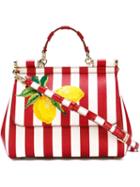 Dolce & Gabbana Striped 'miss Sicily' Bag