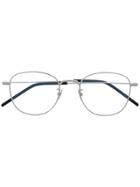 Saint Laurent Eyewear Sl313 Round-frame Glasses - Silver