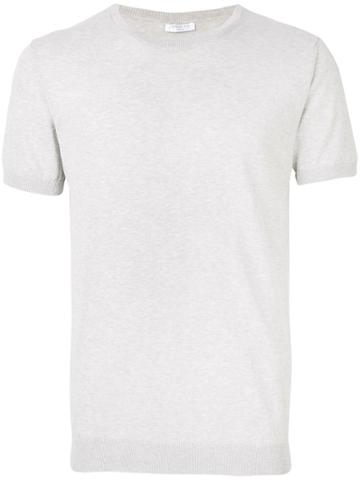 Cenere Gb Knitted Style T-shirt - Grey
