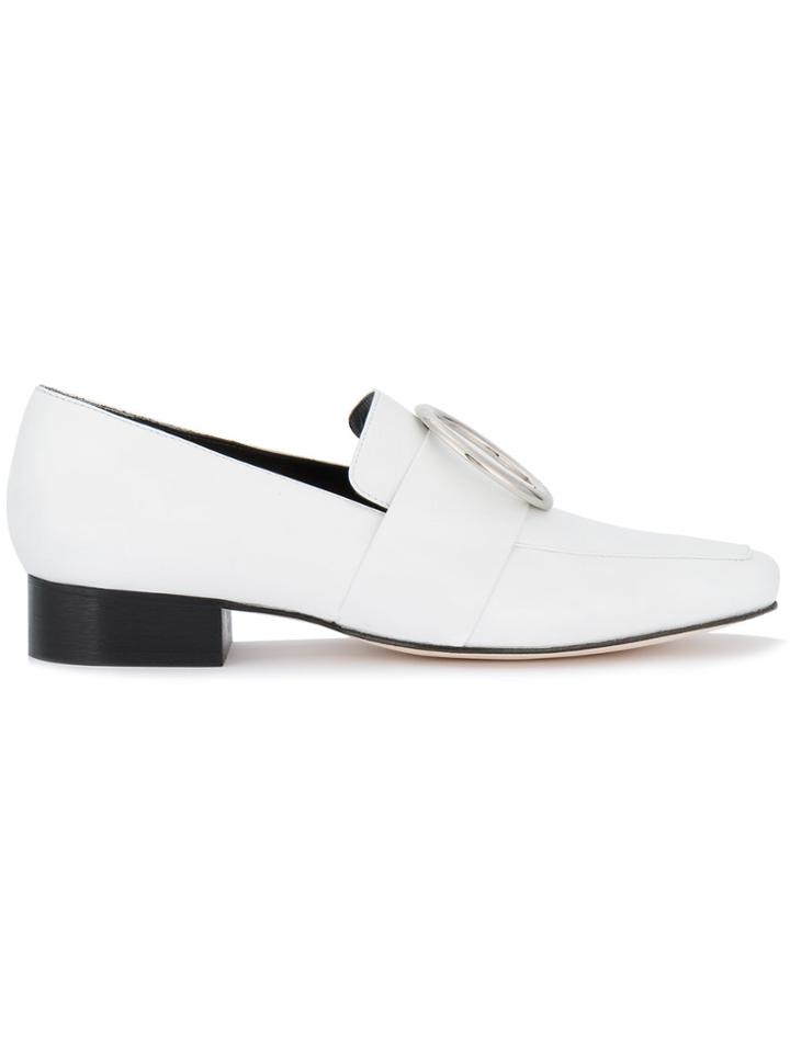 Dorateymur White Leather Harput Loafers