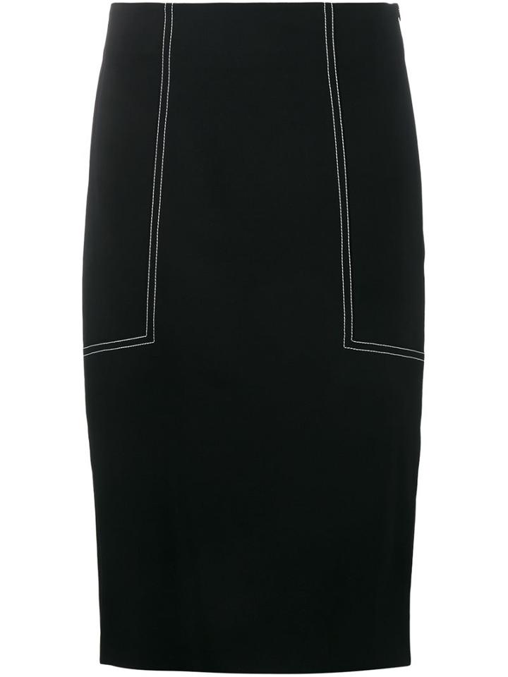 Creatures Of The Wind Stitch Detail Midi Skirt