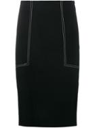 Creatures Of The Wind Stitch Detail Midi Skirt