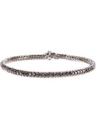 Christian Koban Diamond Snake Chain Bracelet, Women's, Black