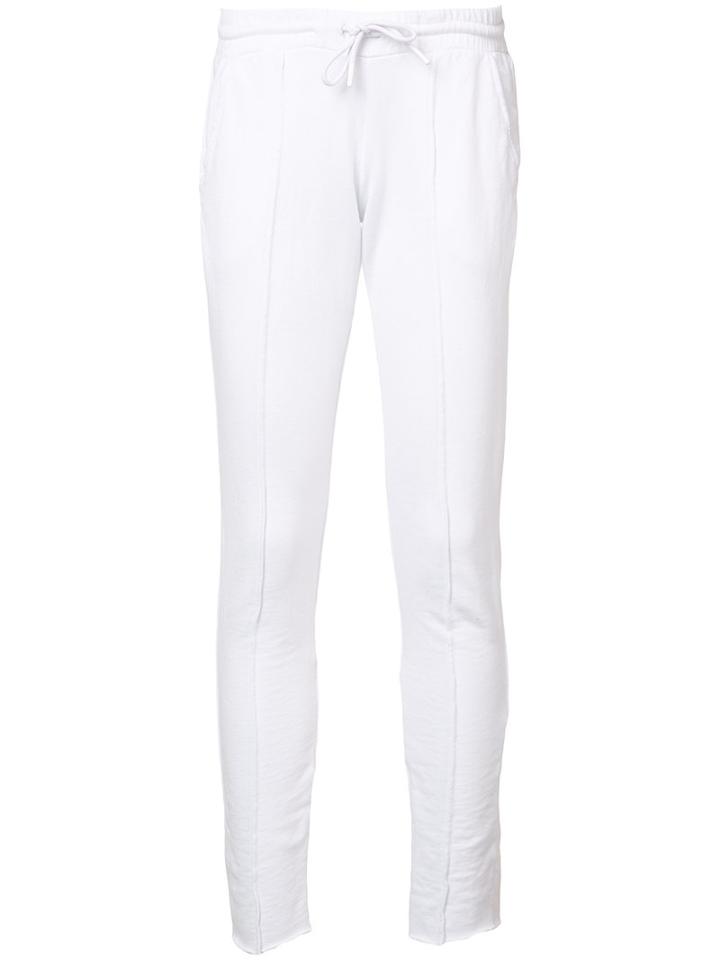 Cotton Citizen - Slim-fit Track Pants - Women - Cotton - M, Black, Cotton
