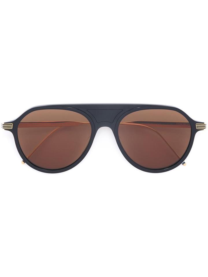 Thom Browne Round Frame Sunglasses, Adult Unisex, Size: 55, Blue, Acetate/metal (other)