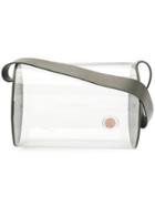 Building Block Barrel Shoulder Bag - Neutrals