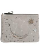 Mehry Mu Zodiac Sign Zip Pouch - Grey