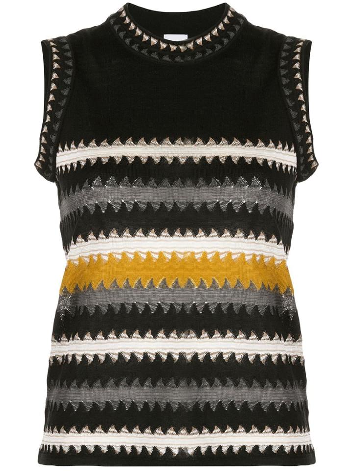 M Missoni Zigzag Tank Top - Black
