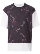 En Route Floral Print T-shirt, Men's, Size: 2, Pink/purple, Cotton