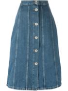 Mih Jeans 'simone' Skirt, Women's, Size: Xs, Blue, Cotton