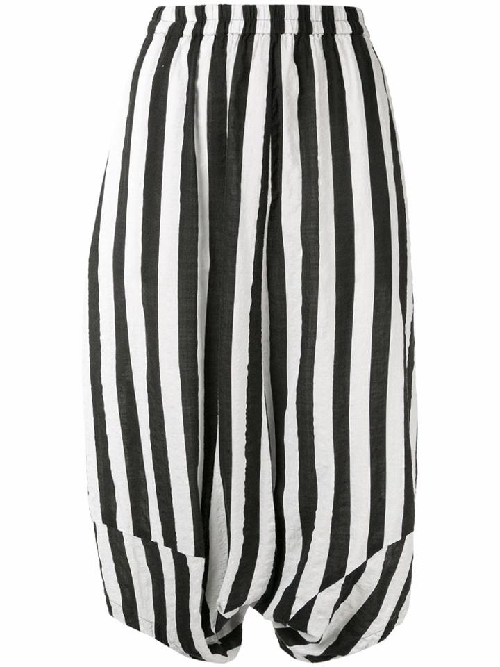Rundholz Striped Shorts - White