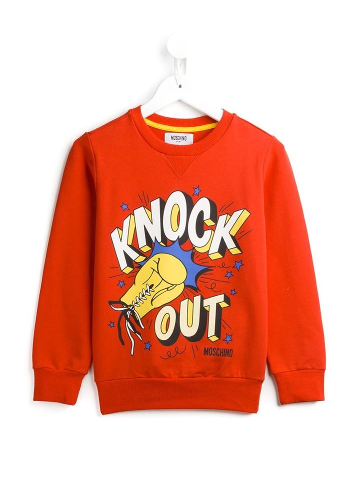 Moschino Kids Knock Out Print Sweatshirt