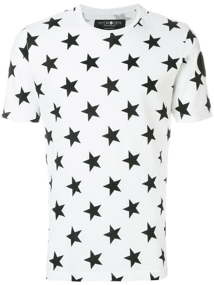 Hydrogen Star Print T-shirt - White