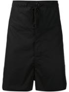 Ann Demeulemeester Drop Crotch Shorts, Men's, Size: Small, Black, Cotton
