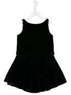 Ralph Lauren Kids Velvet Dress, Girl's, Size: 10 Yrs, Blue