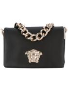 Versace Palazzo Sultan Bag, Women's, Black, Leather/polyester