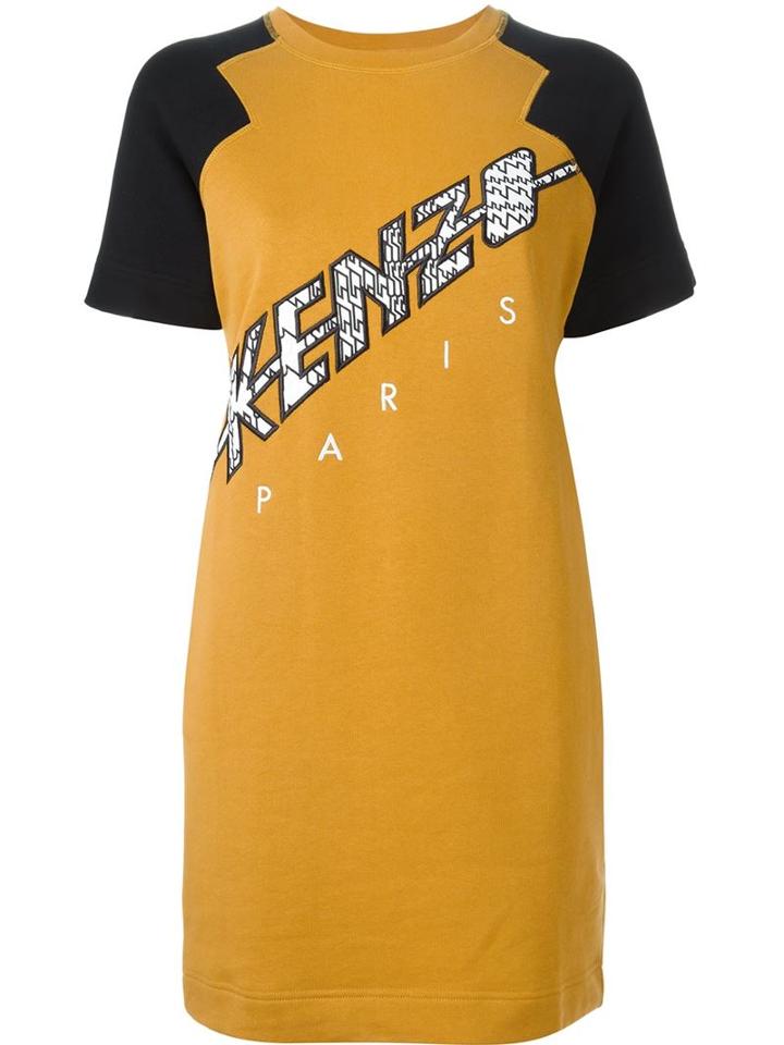 Kenzo 'flash Kenzo' Sweatshirt Dress