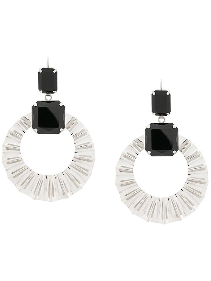 Isabel Marant Teardrop Pendant Earrings - Black