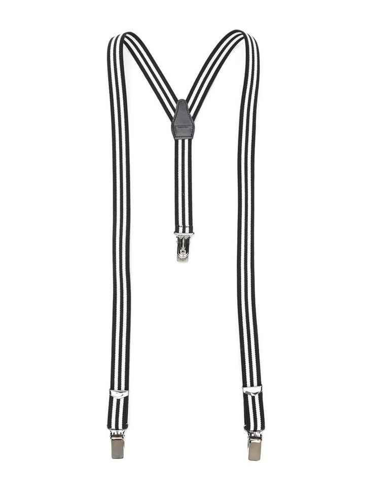 Dolce & Gabbana Kids Striped Braces, Boy's, Black