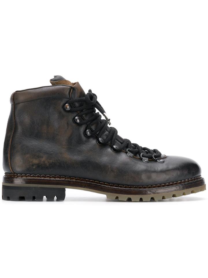 Premiata Weathered Boots - Black