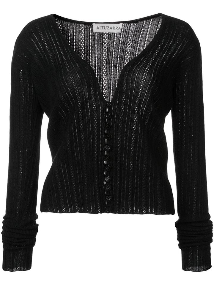 Altuzarra 'piazza' Knit Cardigan - Black