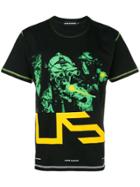 United Standard 'nightvision' Print T-shirt - Black