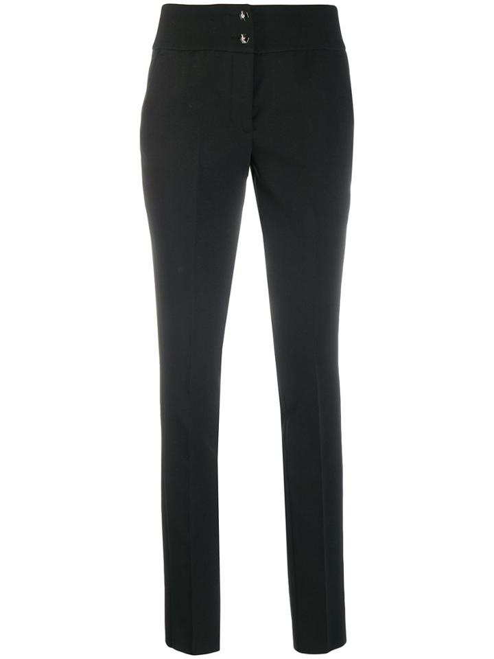 Philipp Plein High Rise Skinny Trousers - Black