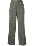 Incotex Flared Suit Trousers - Grey