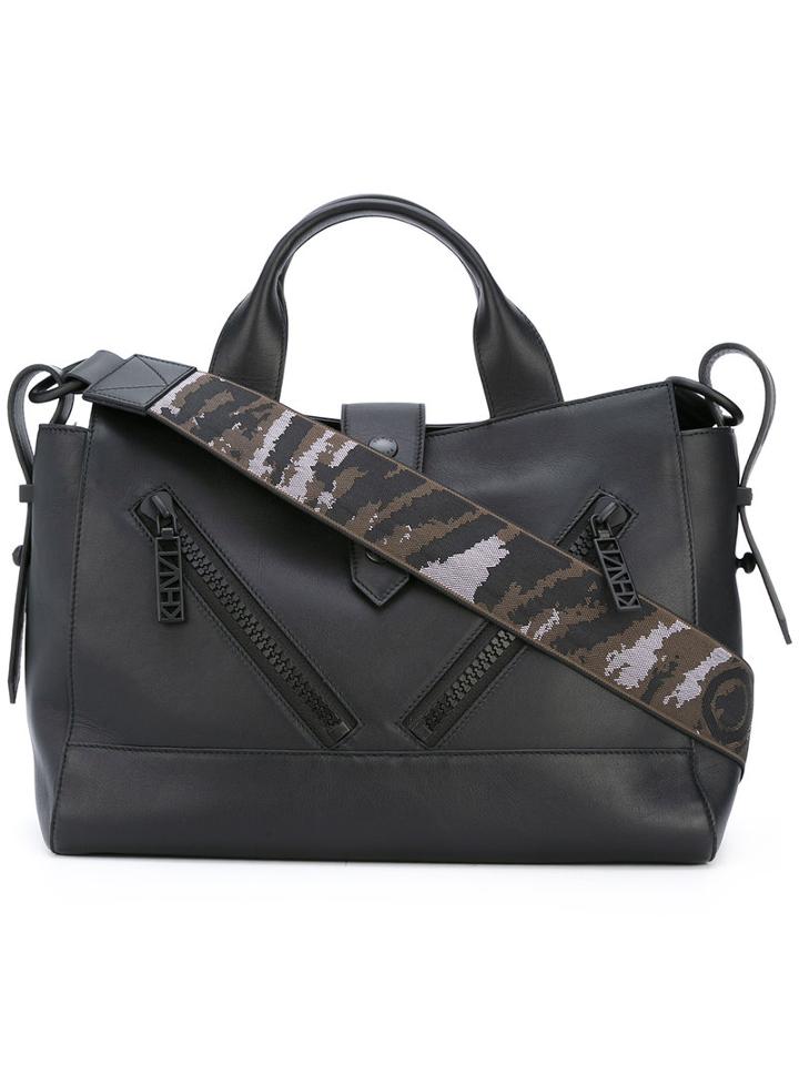 Kenzo - Kalifornia Shoulder Bag - Women - Cotton/nylon - One Size, Women's, Black, Cotton/nylon