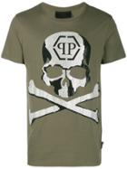 Philipp Plein P.l.n. Studded Skull T-shirt - Green